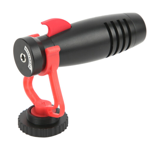 MovingMic MS1 Portable Condenser Interview Microphone System with Bracket Compatible With Camera 2
