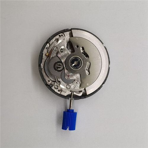 2X NH34 High-Precision Watch Movement NH34 GMT Function Calendar 3O'Clock Automatic Movement Mechanism-White Calendar 2