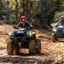 4x ATV Hand Guard Wind Deflector Handlebar Protector Kit for Outlander 450 500 650 800 1000 Renegade G2 G2L