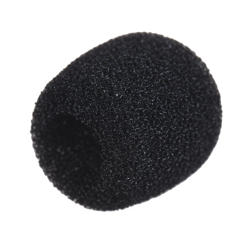 Protetor de espuma para microfone de lapela Andoer Mini, preto, pacote com 10 unidades. 2