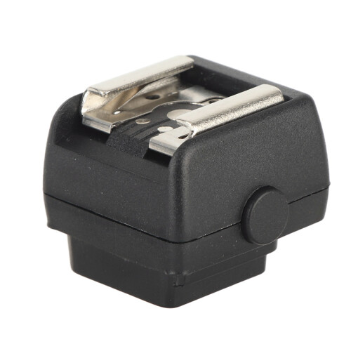 Mini plastic flitsschoenadapter/converter, compatibel met Alpha Flash camera-accessoire.