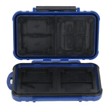 Scatola protettiva per schede di memoria per fotocamere digitali EIRMAI, compatibile con schede TF e CF di Secure Digital Memory.