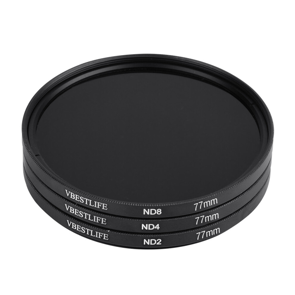 Vbestlife Uv Cpl Fld Nd2 Nd4 Nd8 Filter Set With Accessories 77Mm Blue/Light 3544858346219