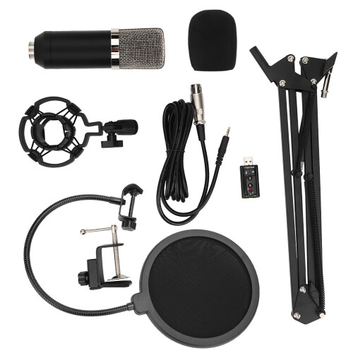 700 Capacitance Microphone Online Karaoke Live Recording Microphone Compatible With Phone Computer 1