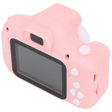 2.0 Inch Screen 720P HD Child Toy Cute Cartoon Digital Video Rechargeable Kid Camera (Pink)