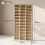 Homcom (Brown) HOMCOM DVD CD Media Storage Rack, Video Display Unit 3