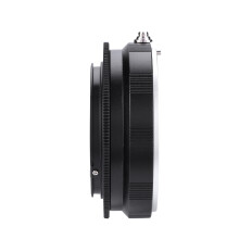 Omgekeerde macro-adapter met filterring voor de achterkant van de lens, compatibel met Canon EOS-vattingen (EOS-58mm).