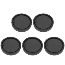 5-delige set achterste lensdoppen, compatibel met Sony Alpha SLR cameralenzen met bajonetvatting.