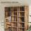 Homcom (Brown) HOMCOM DVD CD Media Storage Rack, Video Display Unit 5