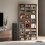 Homcom (Brown) HOMCOM DVD CD Media Storage Rack, Video Display Unit 7