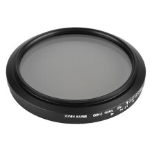 VBESTLIFE Adjustable ND Lens Filter ND2-400 Fader Neutral Density Compatible With Canon Nikon Sony 58mm