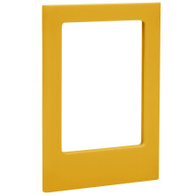 Magnetic Plastic Mini Photo Frame Refrigerator Magnet Compatible With Polaroid mini 3 Inch Photos (yellow)