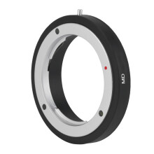 MD-EOS lensadapterring, compatibel met Minolta MD MC en Canon EF-vatting camera's.