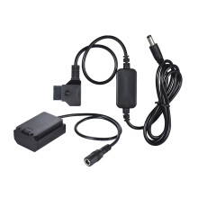 Andoer V-mount D-Tap naar NP-FZ100 DC-koppelingadapter met dummybatterij, compatibel met Sony A7III, A9, A7RIII en A7SIII.