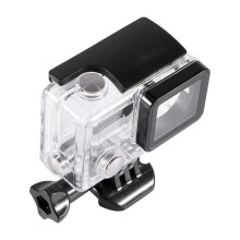 Zijdelings te openen beschermhoes/montageaccessoire, compatibel met GoPro Hero 4/3+ camera