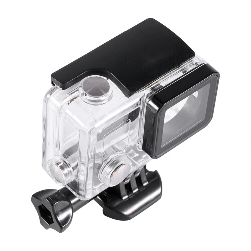 Capa protetora lateral com suporte para câmera GoPro Hero 4/3+