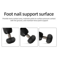 3X Universal Anti-Slip Rubber Adjustable Feet Pad with Screw 3/8 for Camera Tripod Adapter Photography Accessories