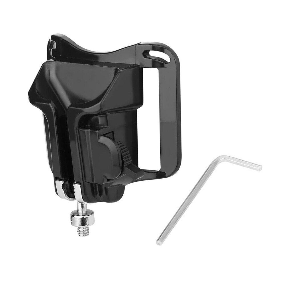 1Pc Camera Hanger 1/4In Screw Mount Quick Release Waist Belt Buckle Holder Compatible With Dslr 3360750828703