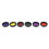 Kit com 6 filtros coloridos de 1,25 polegadas para telescópio, com estojo de armazenamento, compatível com oculares de telescópio. 1
