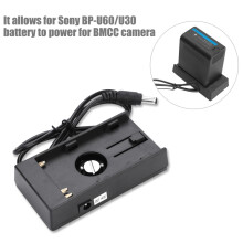 Pláta Gléasta Oiriúntóra Soláthair Cumhachta Ceallraí atá Comhoiriúnach le Ceallraí Sony BP-U60/U30 atá Comhoiriúnach le Ceamara BMPCC