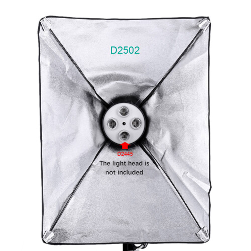 Φορητός ανακλαστήρας ομπρέλας 50 * 70cm / 20" * 28" Softbox συμβατός με Speedlight 2