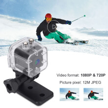 1080P HD Tragbare Mini-Infrarot-Würfel-Actionkamera, wasserdicht, mit Halterungen