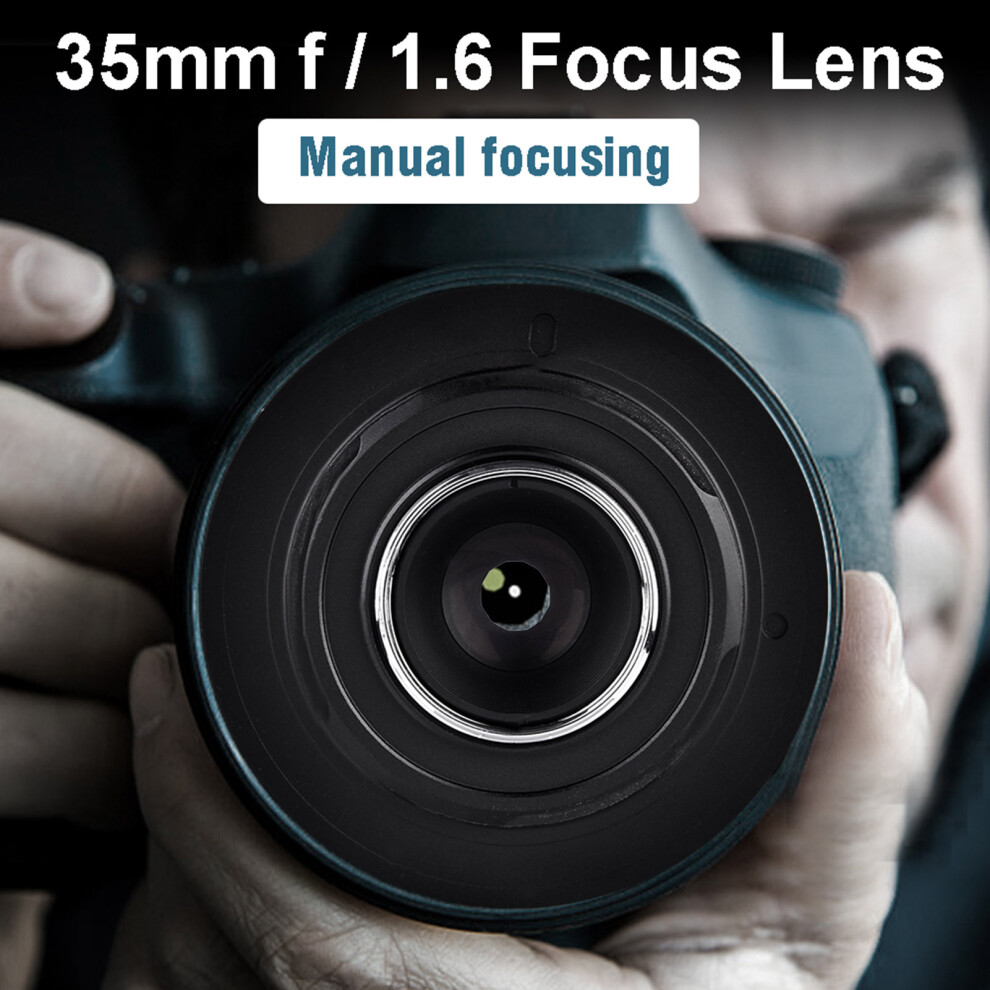 35Mm F1.6 Manual Focusing Lens Compatible With Mirrorless Cameras Photography (Compatible With Sony Nex Mount) 3268478549941