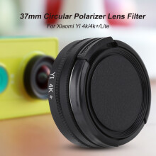 37-mm-Zirkularpolarisationsfilter mit Adapterring und Schutzkappe, kompatibel mit Xiaomi Yi 4k/4k+/Lite