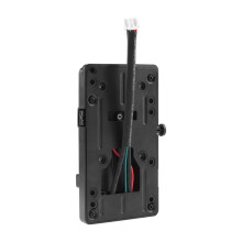 Andoer V-Mount V-Lock batterijadapter, 11V-16,8V ingangs-/uitgangsvoeding voor Blackmagic URSA/URSA Mini 4K/4.6K/URSA Mini Pro camcorder