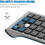 Number Pad Wireless & Wired USB Keypad 2-in-1, Rechargeable Numpad for Laptops, Desktop 2