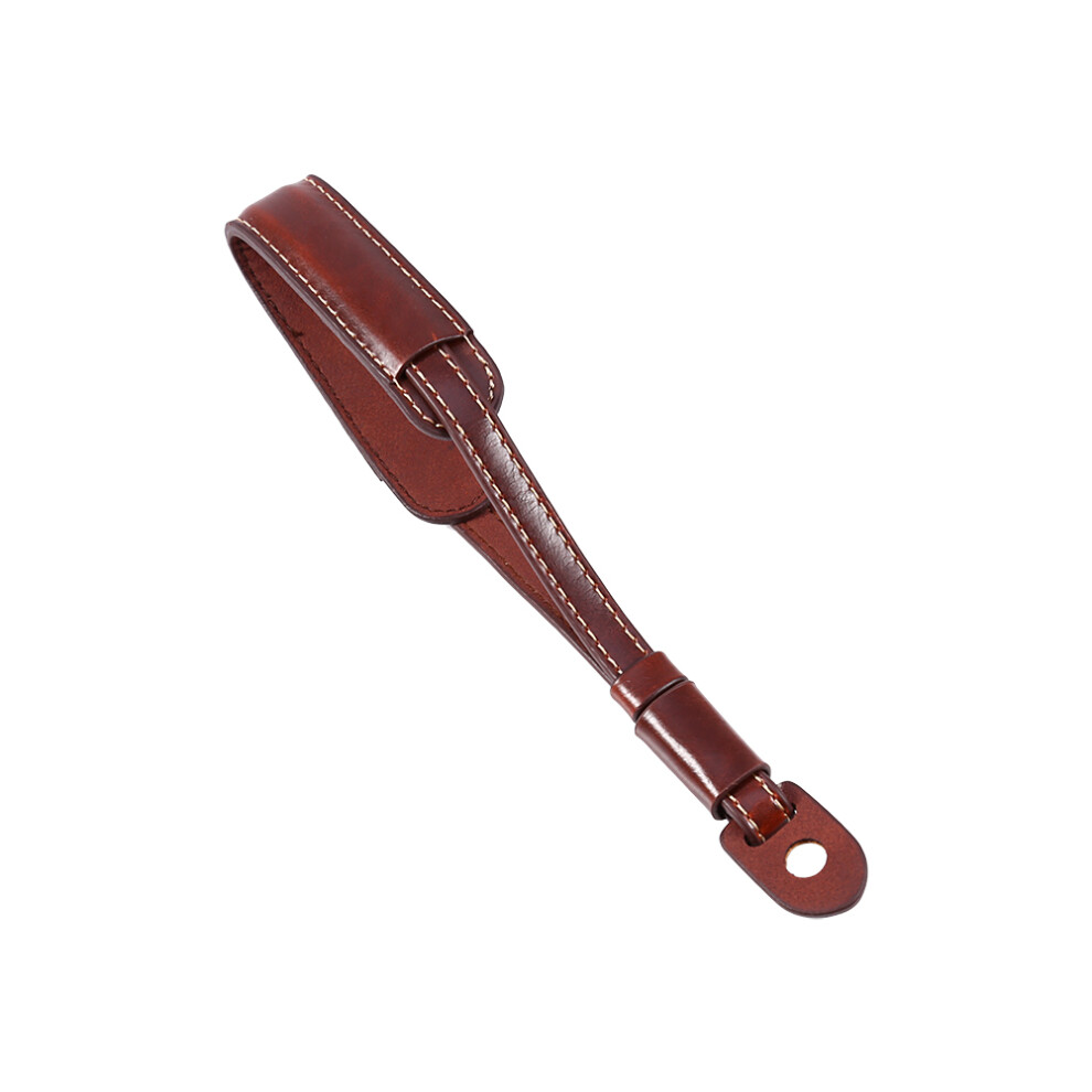 Pu Leather Camera Hand Strap Lanyard Compatible With Slr Camera(Coffee) 3656376993872