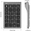 Number Pad Wireless & Wired USB Keypad 2-in-1, Rechargeable Numpad for Laptops, Desktop 8