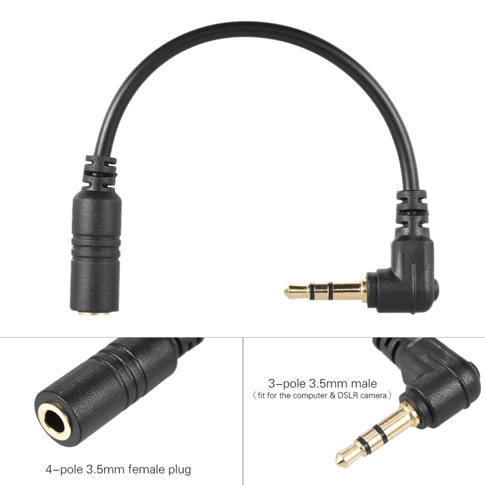 Microphone Adapter Cable Smartphone Cellphone Microphone Mic To Pc Computer Dslr Camera Adapter 3130286103106