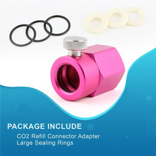 3X CO2 Refill Adapter Connector Kit for Soda Maker CO2 Cylinder Thread CGA320 CO2 Tank Connector Adapter Replacement 2