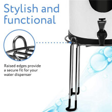 2X Support pour Filtre à Eau en Acier Inoxydable Support de Comptoir Haut Support pour Filtre à Eau Haut Support en Acier Inoxydable Antidérapant A