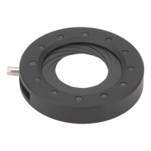 Verstelbaar diafragma van 1,2 tot 18 mm, aluminiumlegering, 12 lamellen, handmatige bediening, lensadapter, compatibel met cameramicroscoop.