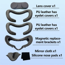 Face Cover for Valve Index VR Accessories Anti-Scratch Protective Cover Nose Pad Eyelet Cover Five-Piece Set