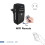 2X New WiFi 280MHz-868MHz WiFi to RF Converter Fixed Code and Rolling Code Garage Door Remote Control EU-PLUG 2
