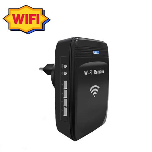 2X New WiFi 280MHz-868MHz WiFi to RF Converter Fixed Code and Rolling Code Garage Door Remote Control EU-PLUG 2