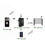 2X New WiFi 280MHz-868MHz WiFi to RF Converter Fixed Code and Rolling Code Garage Door Remote Control EU-PLUG 4