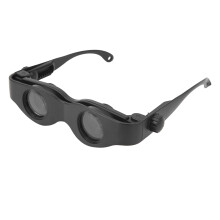 Vergrootglas met telescoopmontuur, PVC-montuur, helder zicht, dubbellaags lens, verrekijker, geschikt voor vissen en vogelspotten.