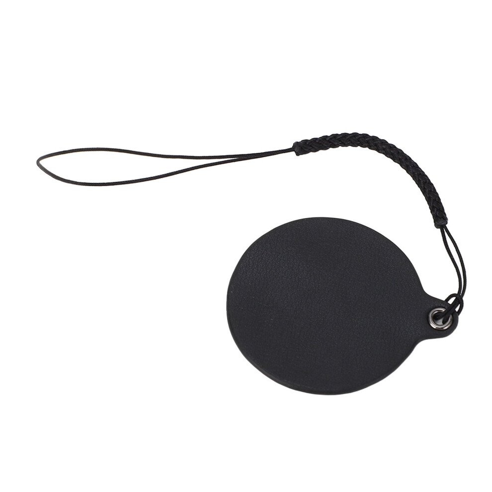Lens Protective Cap Compatible With Evo Print Camera Genuine Leather Lens Cover With Carrying Rope 4.7Cm Diameter 3470254542866