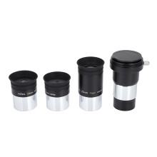 1,25" Plössl telescoopoculairset 4/10/25mm 2x Barlowlensset, compatibel met astronomie