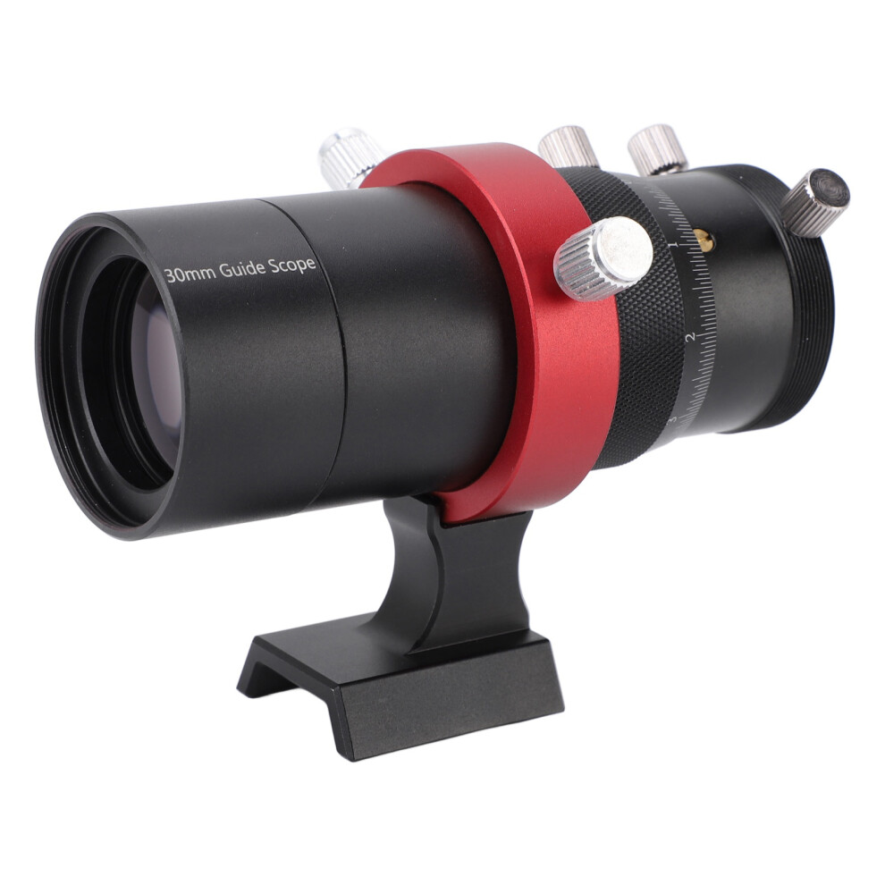 30Mm F4 Finder Scope Guide Scope With Double Helical Focuser Adjustable Focus 1.25In M42x0.75 Mount Interface Light 3436464728353