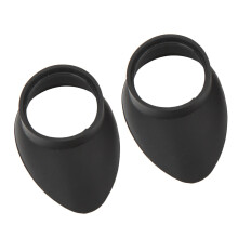 2 stuks rubberen oogschelpen met een binnendiameter van 27 mm, opvouwbare oculairkapjes, compatibel met microscopen, oculairs en telescopen.