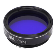 Telescoopoculairfilter donkerblauw optisch glas, planetair filter compatibel met 1,25 inch telescoopoculairs