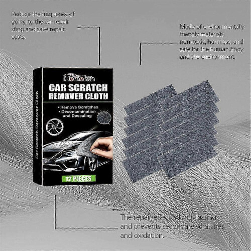 (2packs) Nano Sparkle Cloth For Car Scratches Nano Magic Cloth Scratch Remover 2