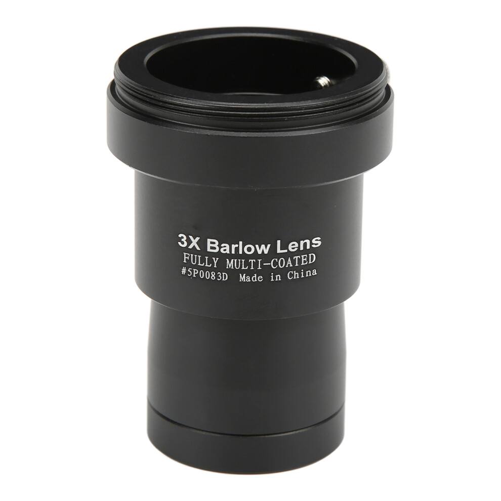 3X Magnification Lens 1.25Inch Eyepiece Lens With T2 Photography Thread Compatible With Landscape Viewing Astronomical Observation 3587461018821
