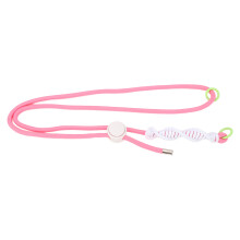 Action Camera Anti Loss Rope with 1/4 Inch Screw Adjustable Nylon Shoulder Strap for POCKET 3, ONE X3, X4 Roseate Rope White Knot