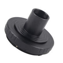 Metalen adapterring 23,2 mm T-vatting microscoopoculair compatibel met spiegelreflexcamera's